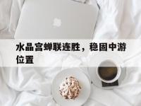 九游入口-包含水晶宫蝉联连胜，稳固中游位置的词条